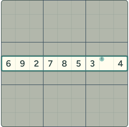 Sudoku rule Full House